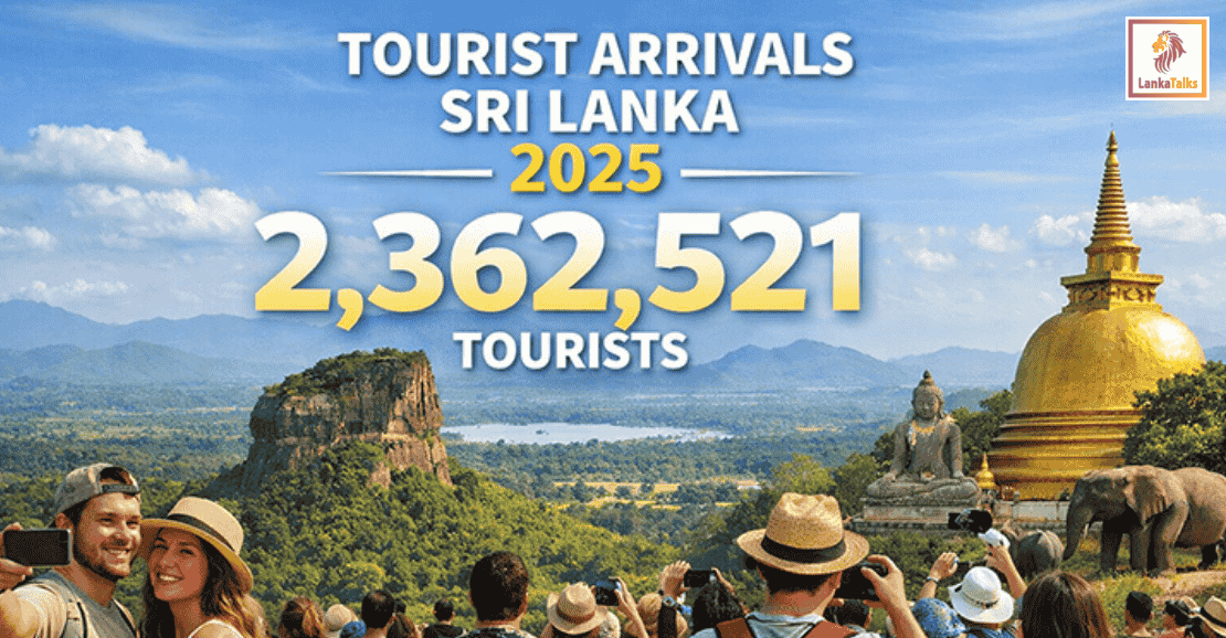 December Tourist Arrivals Drive Sri Lanka to Record-Breaking 2025