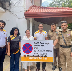 Janashakthi Life strengthens healthcare and safety support for Poson devotees