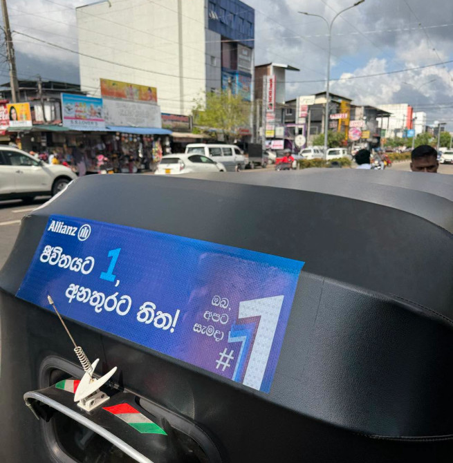 Allianz Lanka Expands Road Safety Campaign to Kurunegala and Kuliyapitiya, Reaching Communities Through 6,000 Three-Wheelers