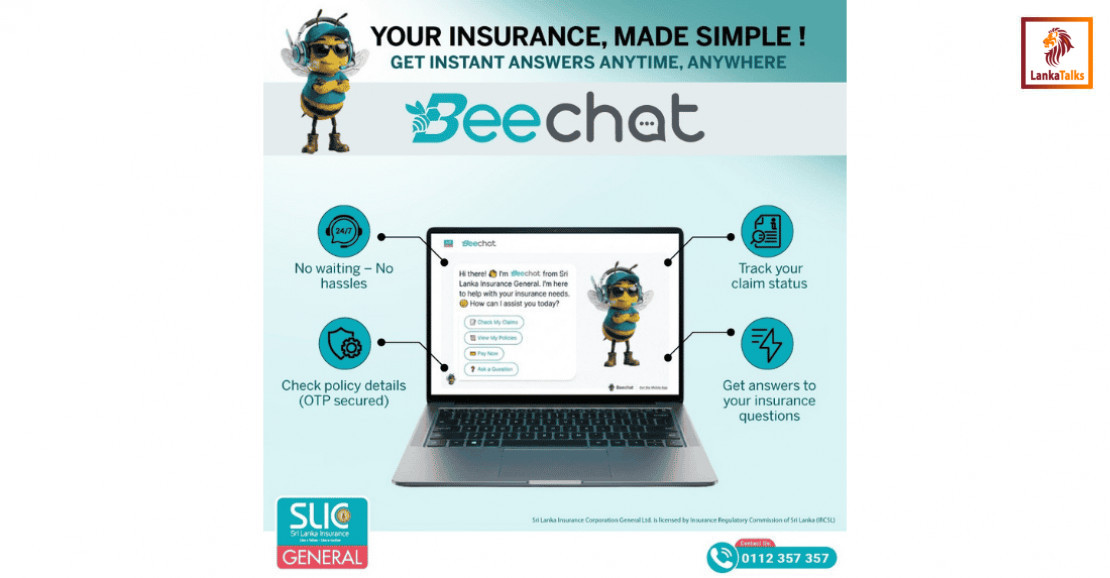 Sri Lanka Insurance Corporation General Limited launches ‘Beechat’ -  Sri Lanka’s first generative AI‑powered, trilingual insurance assistant