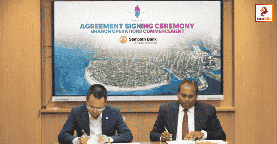 Sampath Bank Leads Sri Lanka’s Financial Future with Landmark Agreement for Port City Colombo Branch