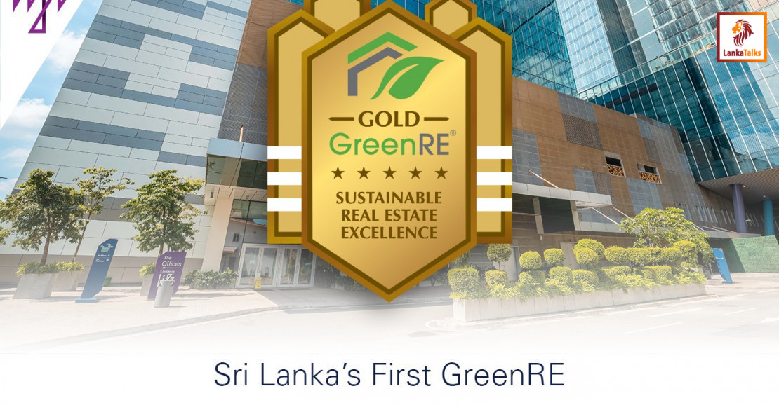 Sri Lanka’s First GreenRE Gold Certification Awarded to The Offices at Cinnamon Life by John Keells Properties