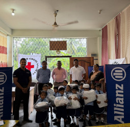 Allianz Lanka Distributes 4,315 Educational Packs to Children Affected by Ditwah Cyclone.