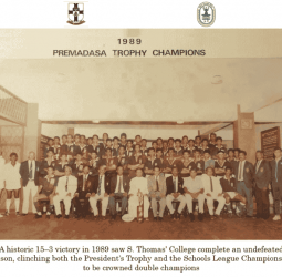 Rizwi Suhayb Trophy Renews Historic S. Thomas’ – Isipathana Rivalry