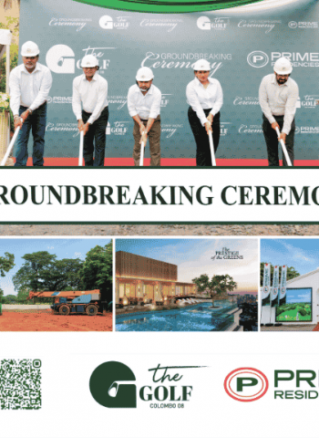 Prime Residencies Commences Construction of THE GOLF on Lake Drive, Colombo 08