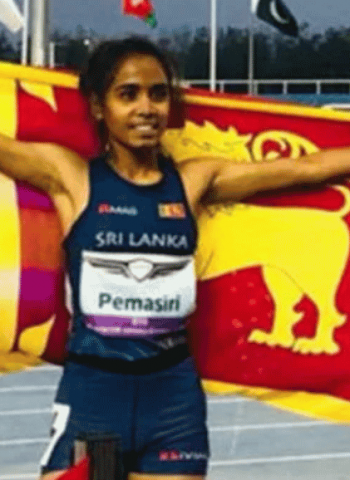 Abisheka secures bronze in 800m event
