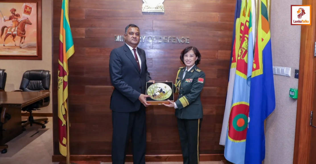 Chinese Defence Attaché meets Sri Lanka’s Defence Secretary