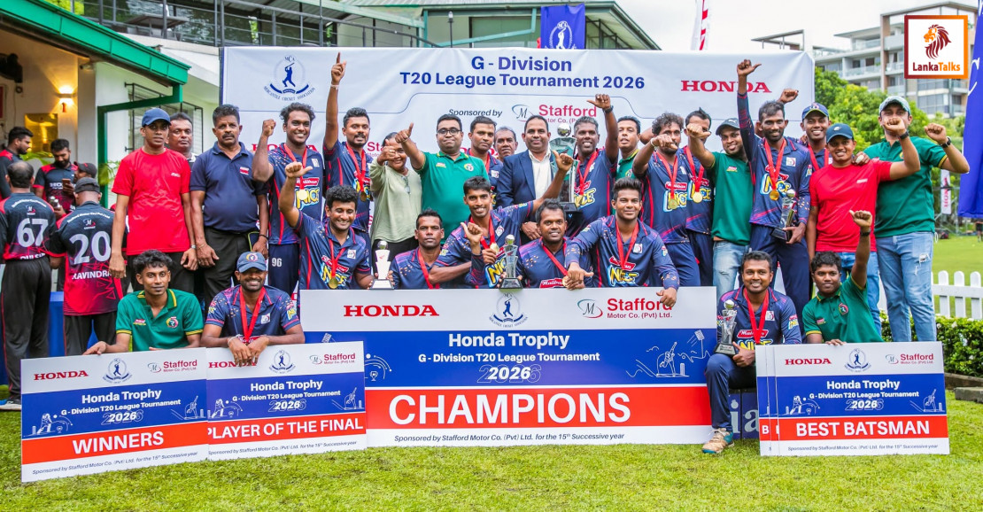 Maliban Biscuits Crowned Champions of Stafford Motors MCA G Division T20 Tournament