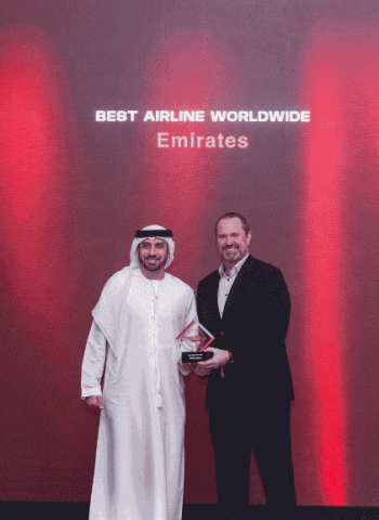 Emirates clinches Best Airline Worldwide at the 2026 Business Traveller Middle East Awards