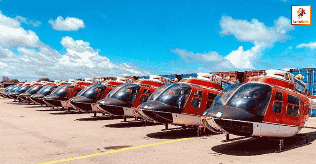 10 ‘Sea Ranger’ helicopters gifted by US arrive in Sri Lanka
