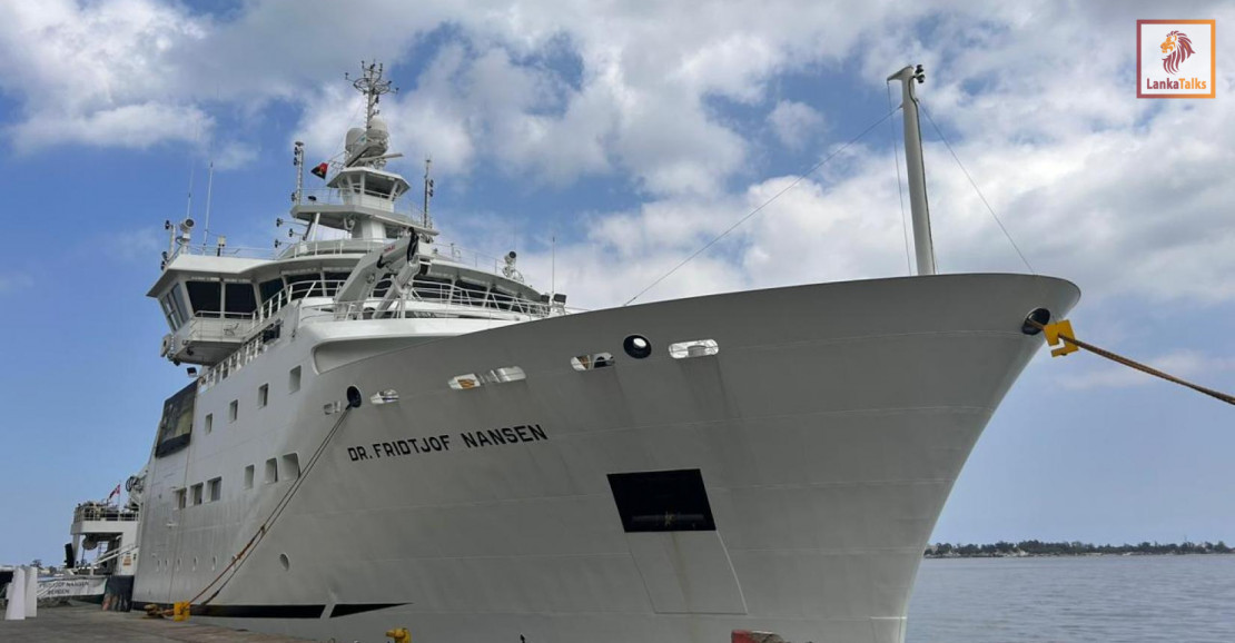 UN-flagged Nanson arrives in Sri Lanka for research after approval delayed 8 months ago