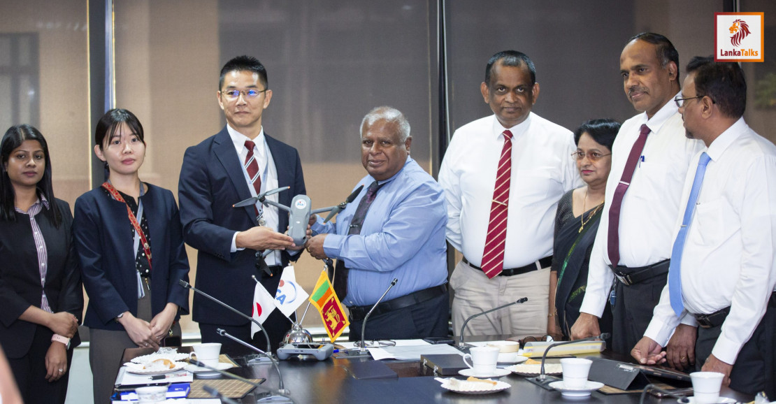 JICA gives Sri Lanka’s RDA drones to boost landslide prevention