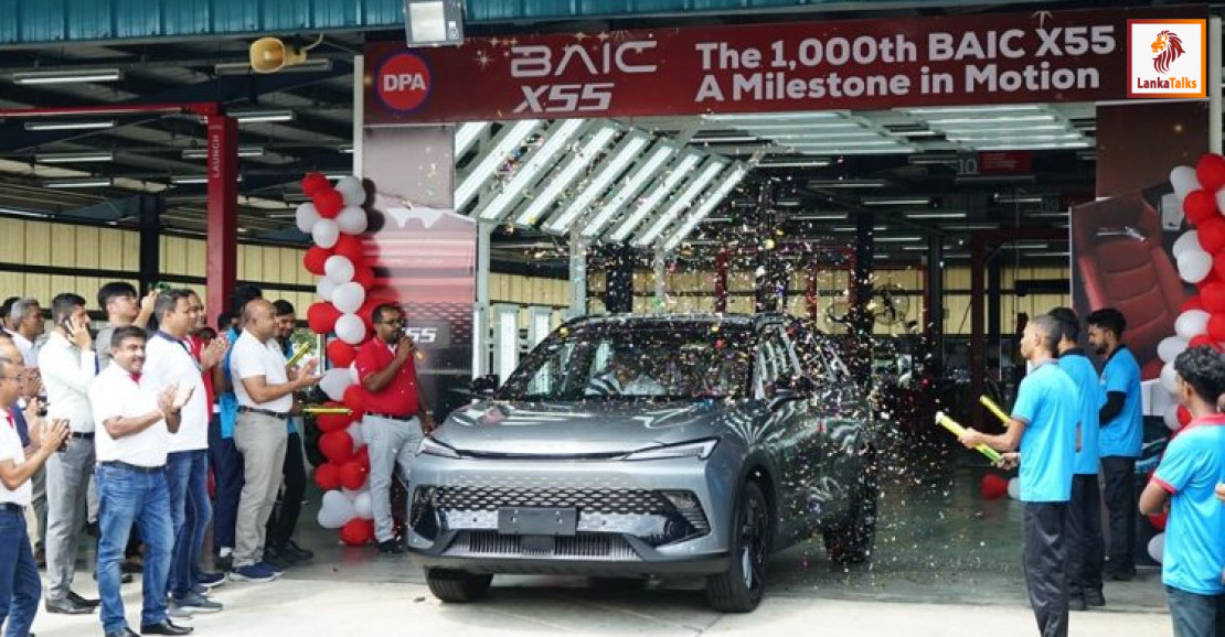 More than 1,000 BAIC X55 SUVs hit Sri Lankan roads