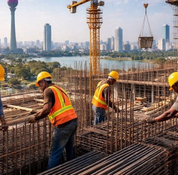 Construction sector rises in January