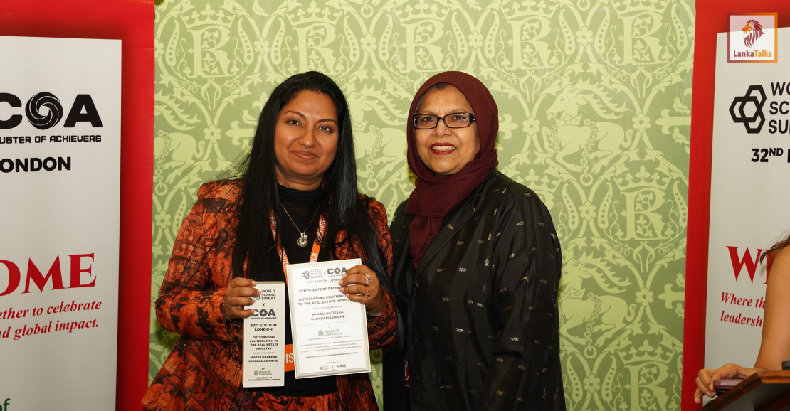 Capital Trust Properties’ Minoli Wickramasinghe recognised at UK Parliament for outstanding contribution to real estate