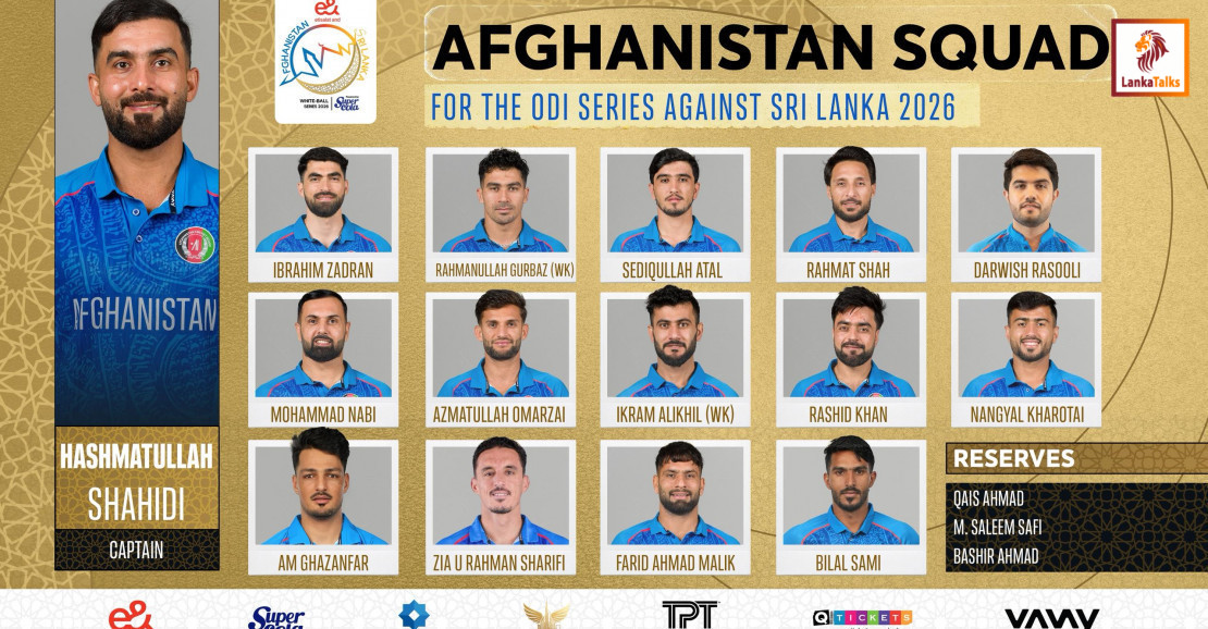 Afghanistan makes big change ahead of Sri Lanka series