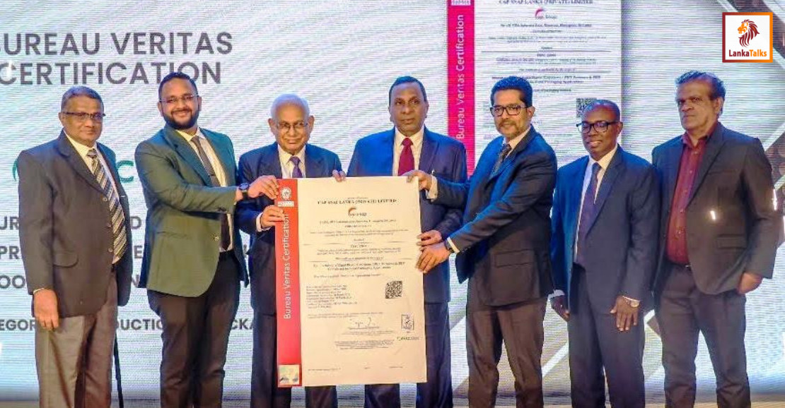 Cap Snap Lanka receives six international certifications including ISO-FSSC