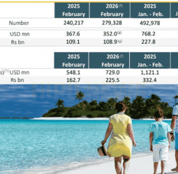 Tourism revenue declines despite arrivals; remittances may follow