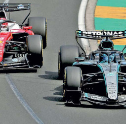 Dominant Russell wins Australian Grand Prix in Mercedes 1-2