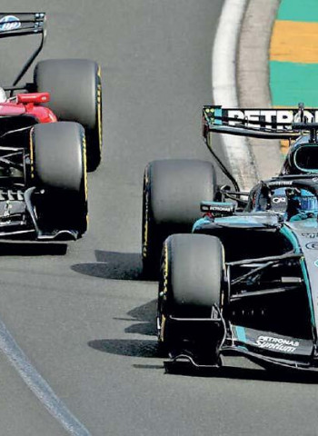Dominant Russell wins Australian Grand Prix in Mercedes 1-2