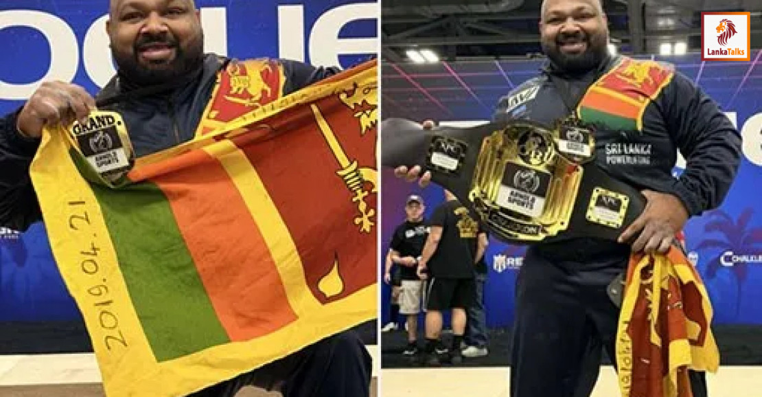 Ransilu Jayathilake wins Gold at Arnold Sports festival