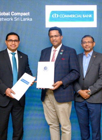 ComBank becomes Patron of two Working Groups of UNGC Network Sri Lanka