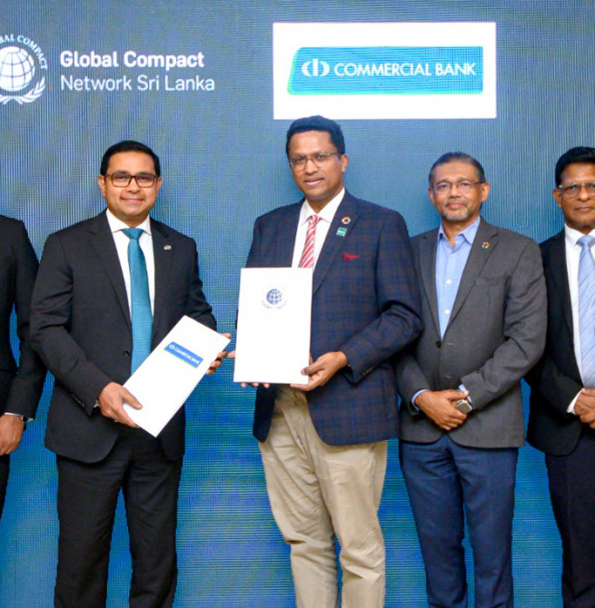 ComBank becomes Patron of two Working Groups of UNGC Network Sri Lanka