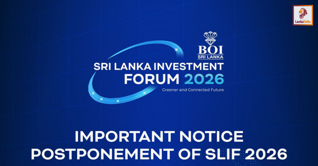 Sri Lanka Investment Forum 2026 postponed amid global developments
