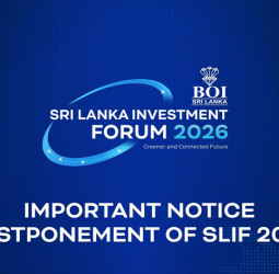 Sri Lanka Investment Forum 2026 postponed amid global developments