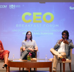 Sysco’s Lise Monahan Highlights People and Purpose at SLASSCOM CEO Breakfast Event