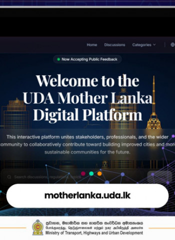 UDA Launches ‘Mother Lanka’ Digital Platform to Boost Public Participation in Urban Development