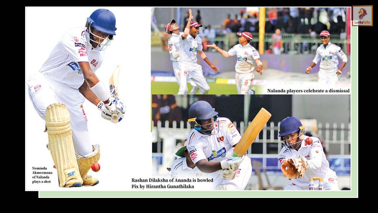 Ton-up Nemindu leads Nalanda fightback