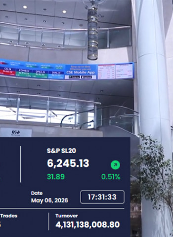 Colombo Stock Market Ends Wednesday in Green; ASPI Up 0.69%