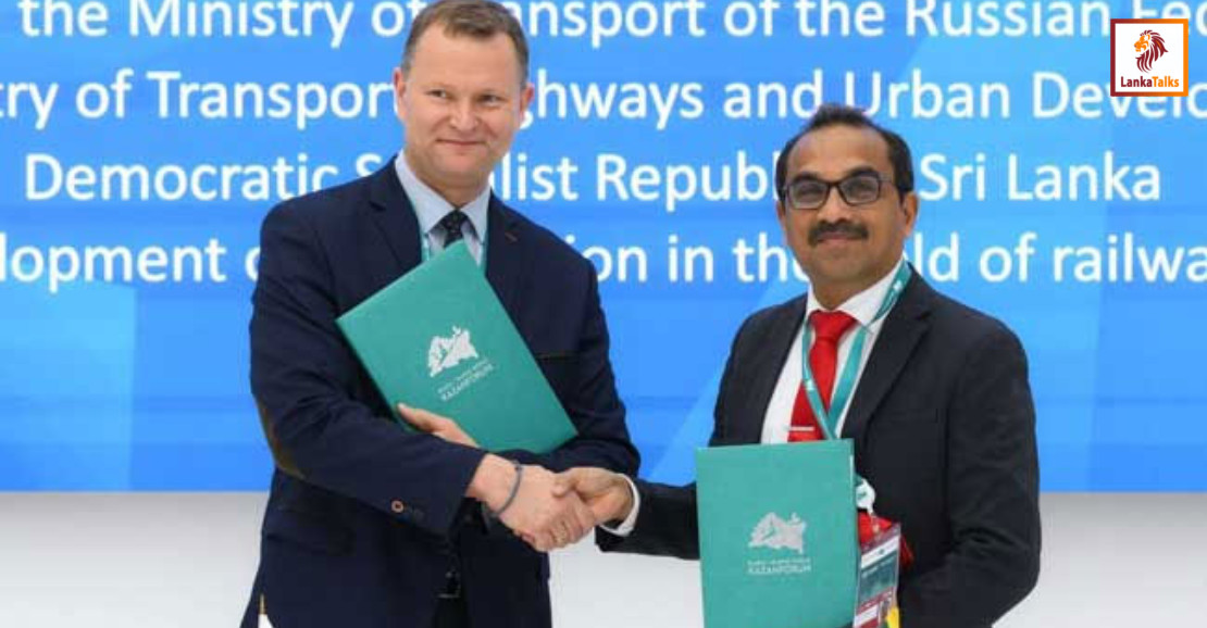 Sri Lanka signs MoU with Russia to modernise railway sector