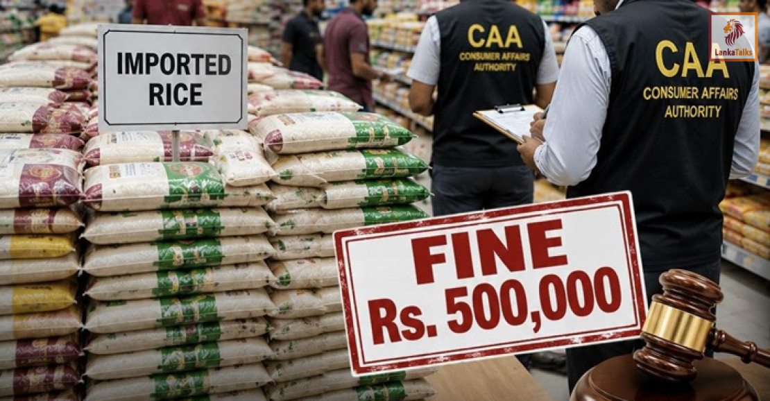 Mulleriyawa supermarket fined Rs. 500,000 for overpricing rice