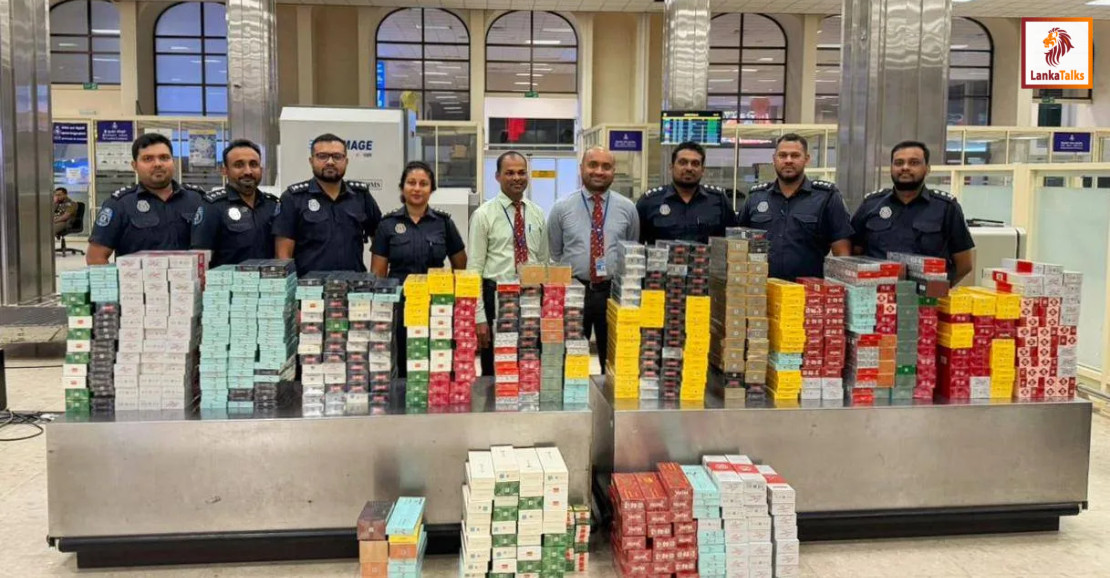 14 Chinese nationals intercepted with cigarettes worth Rs. 20.7mn at BIA