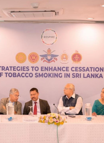 Sri Lankan Universities and Global Health Partners Unite to Advance Tobacco Smoking Cessation Strategies