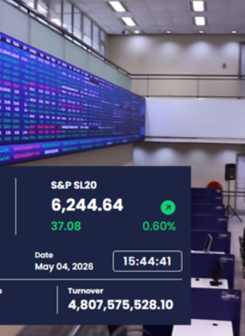 Colombo Bourse Surges as Turnover Hits Rs. 4.8 Billion