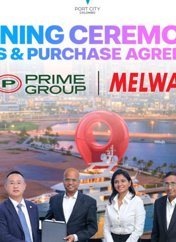 Prime Melwa Unveils World Class Marina Living at Port City, Colombo