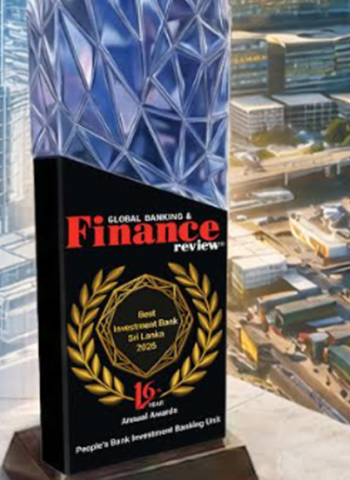 People’s Bank wins ‘Sri Lanka’s Best Asian Bank 2026’ award