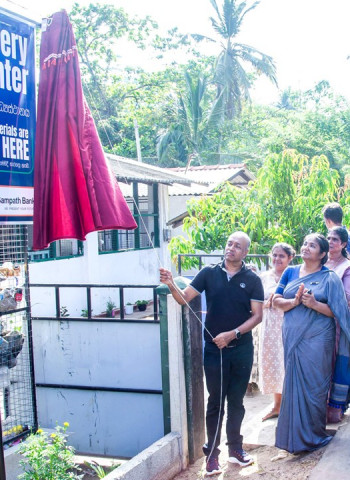 Sampath Bank Strengthens Ocean Plastic Reduction Efforts with the Community-led Material Recovery Facility (MRF) in Dickwella