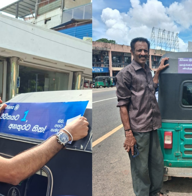 Allianz Lanka Promotes Road Safety Awareness Among Three-Wheeler Drivers Across Sri Lanka