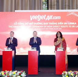 Strengthening Sri Lanka-Vietnam cooperation, Vietjet Air launches new flight service between Colombo and Ho Chi Minh City