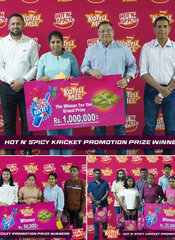 Prima KottuMee Hot ‘N’ Spicy Kricket Promotion Concludes with Big Wins