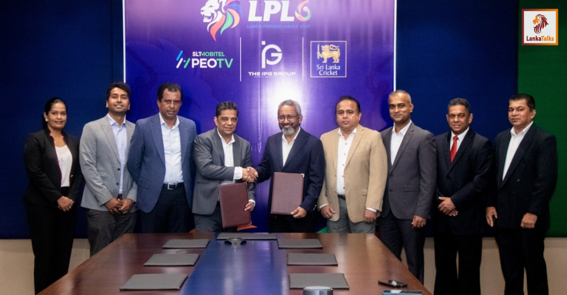 SLT-MOBITEL PEOTV Partners with the IPG Group as the Exclusive Media and Broadcast Partner for the Lanka Premier League (LPL)