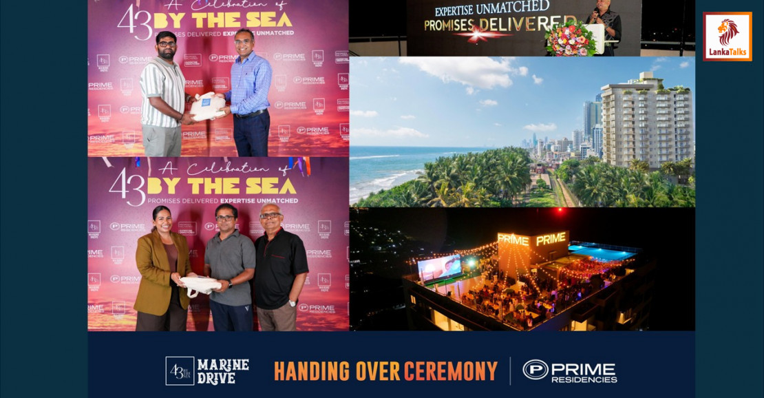 ‘43 by the Sea’ officially handed over as Prime Lands Residencies PLC delivers on its promise