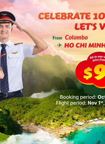 Vietjet offers USD90 flights from Colombo as Asia network expands