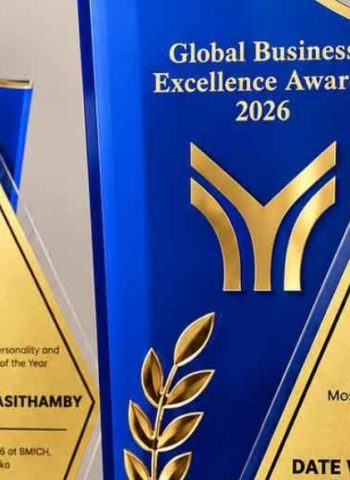 Danu Innasithamby Honoured with Two Recognitions at Global Business Excellence Awards 2026