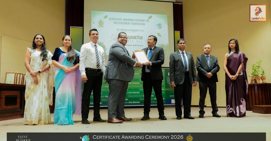 Siyapatha Finance Strengthens Climate Action Commitment with Independent GHG Verification