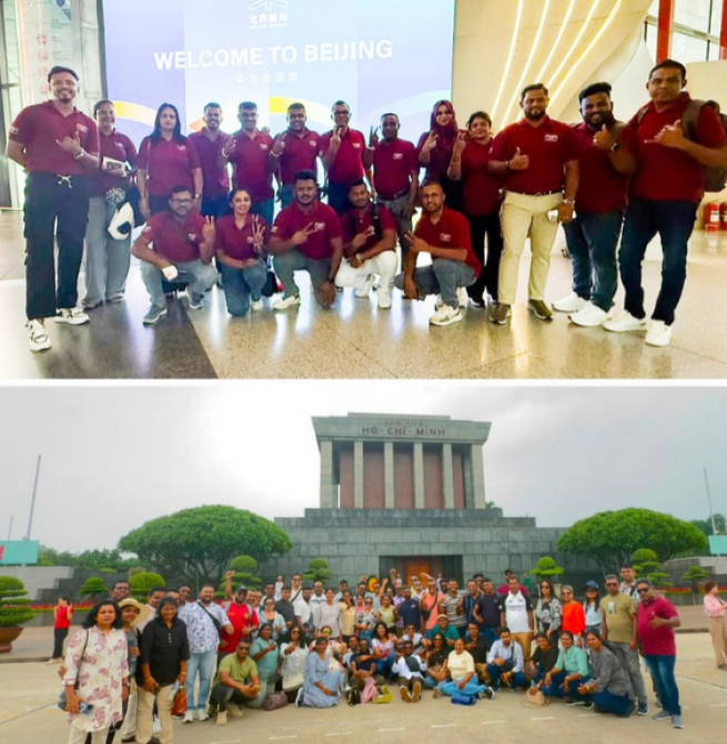 Ceylinco Life rewards sales success with global adventures